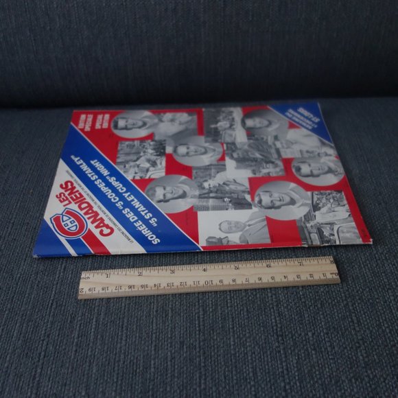 Les Canadiens Special Edition Blues de StLouis Canadiens de Montreal Dec 13 1983 - Picture 3 of 16